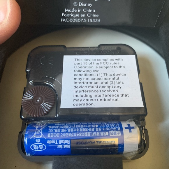 Disney Alice in Wonderland white rabbit live action desk clock - Picture 6 of 6